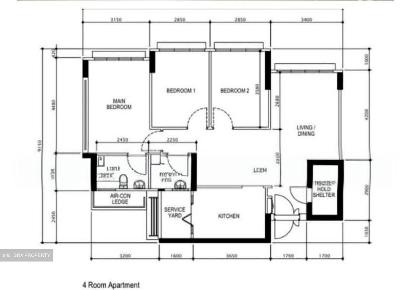 Blk 18A Macpherson Residency (Geylang), HDB 4 Rooms #569349991